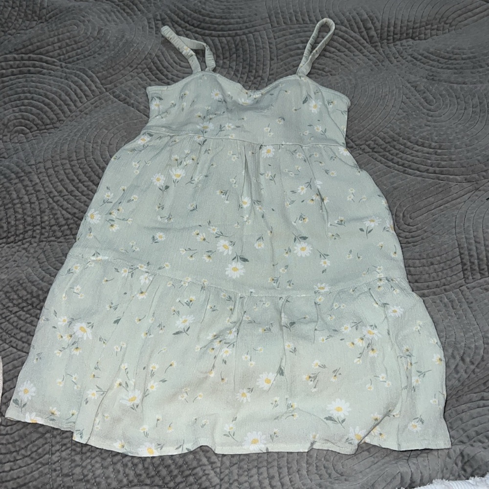 Abercrombie kids 7/8 girls bundle 2 dresses •long sleeve•plaid top - Picture 6 of 10